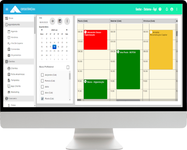 Sistema Consultório Ágil